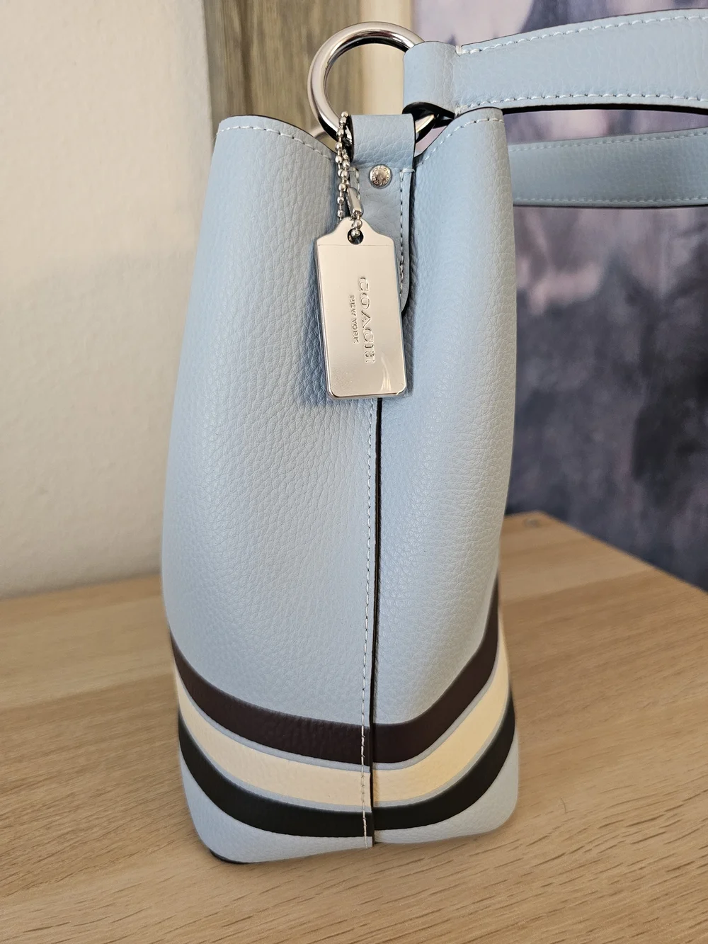 ✨ COACH Small Town Bucket Satchel/Shoulder Purse 💙 (Like New!) - Picture 5 of 16